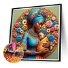 (40*40cm)Mother and Son - Full Round Drill Diamond Painting
