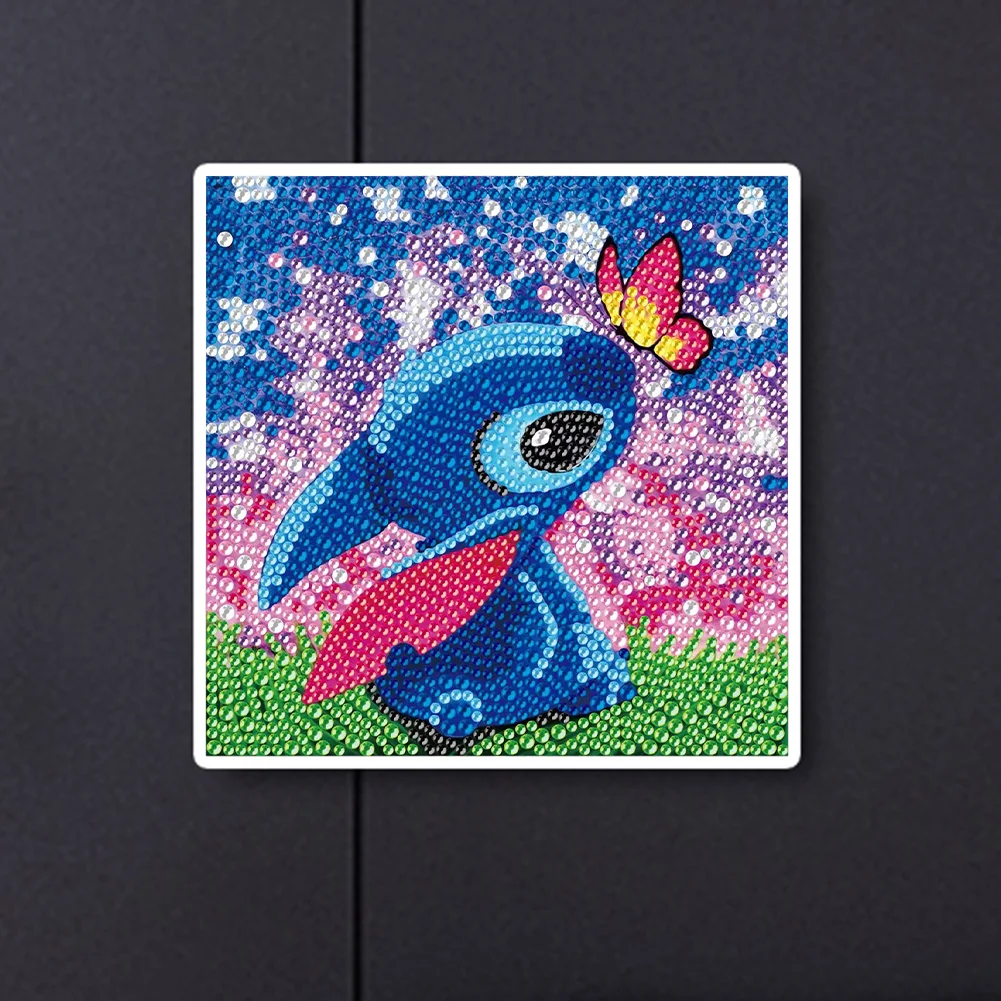 Diamond Painting - Full Crystal Rhinestone - Stitch(18*18cm)