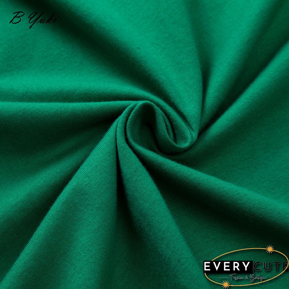 Blessyuki Summer Oversized T Shirt Women New 100% Cotton Soft Casual Chic Tees Female Casual Split Solid Basicharajuku Tops