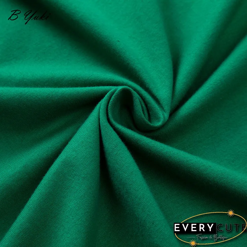 Blessyuki Summer Oversized T Shirt Women New 100% Cotton Soft Casual Chic Tees Female Casual Split Solid Basicharajuku Tops