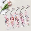 5Pcs Bird DIY Diamond Bookmark Art Projects with Crystal Pendant for Book Lovers