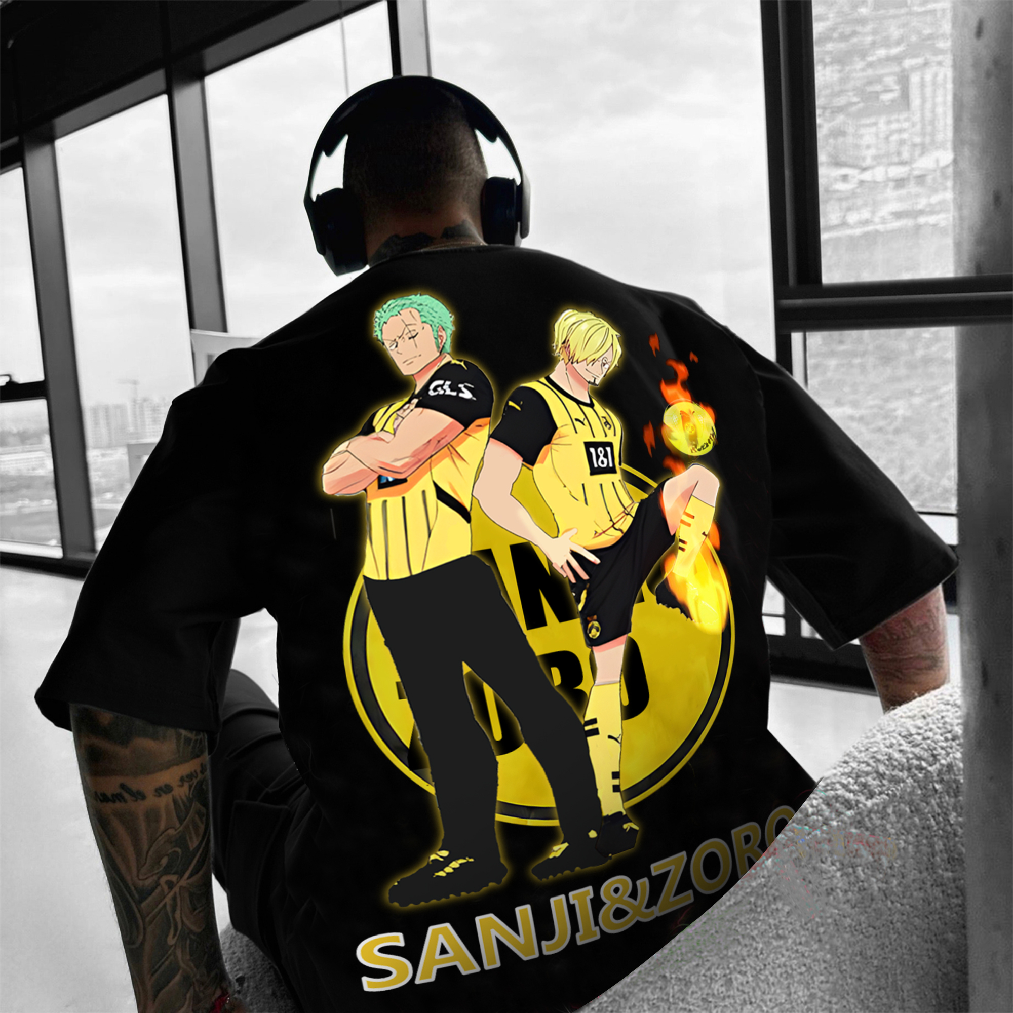  Anime-Inspired Graphic T-Shirt for Casual Wear - Perfect for Fans of Popular Series