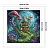 Mushroom House-16CT Stamped Cross Stitch 40*40cm/15.75*15.75in tapestrymarket