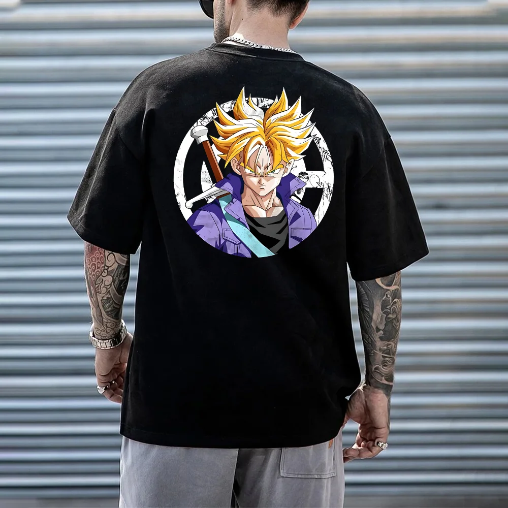 Outletsltd Unisex Oversized Dragon Ball Print T-Shirt