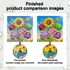 uk.everydayedeals DIY Pearl Painting With Frame - Handmade Self-Adhesive Pearls - Sunflower(25*25cm)