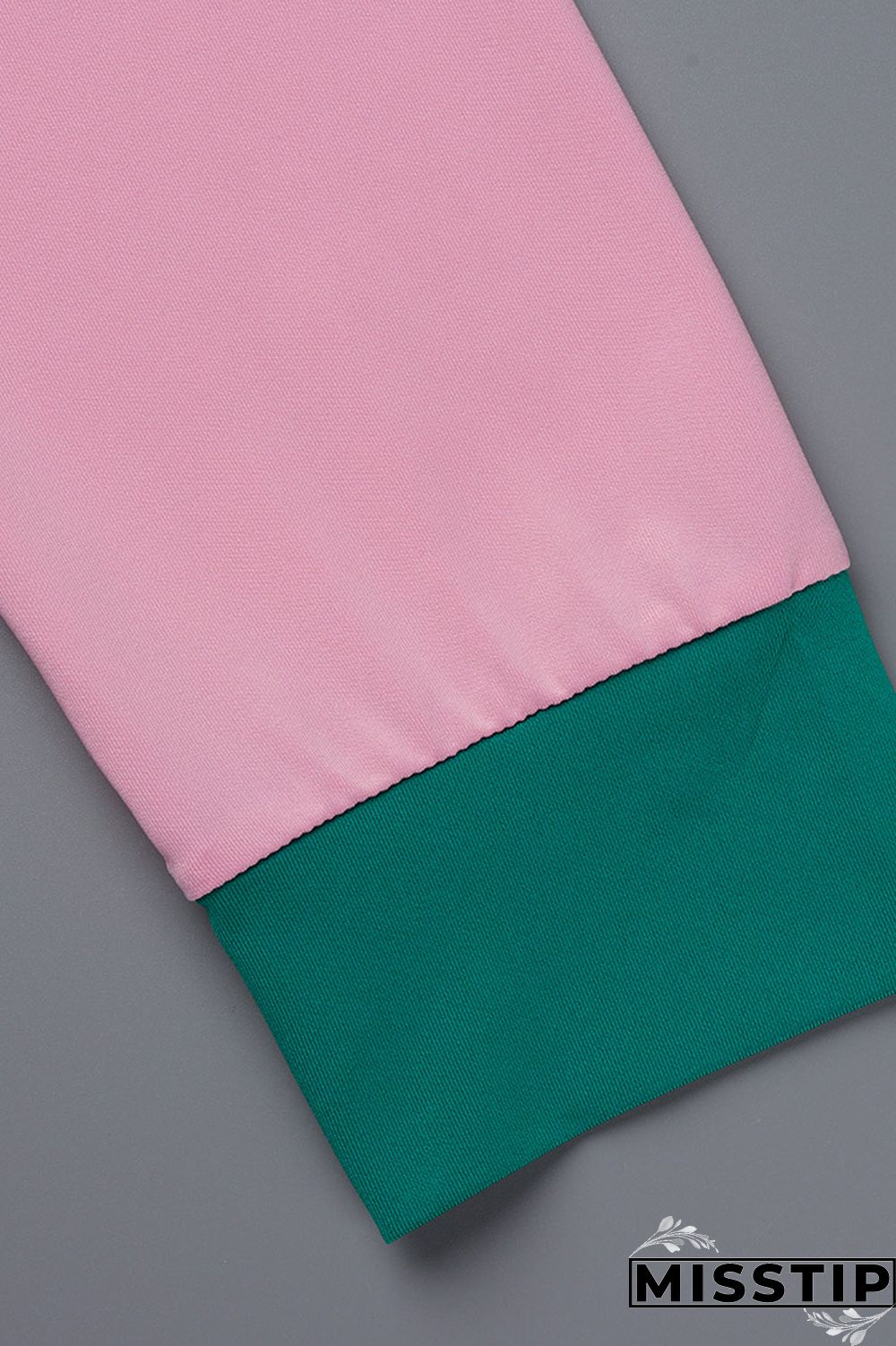 Blue Fashion Casual Solid Patchwork O Neck Plus Size Two Pieces