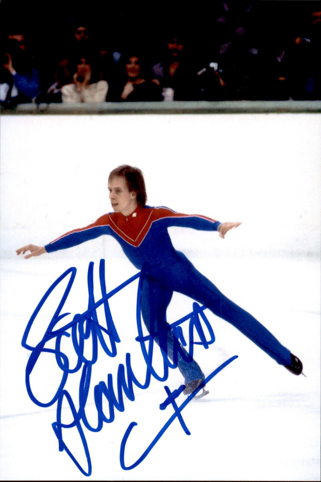 Scott Hamilton SIGNED auto 4x6 Photo Poster painting Figure Skating OLYMPIC GOLD MEDALIST #2