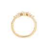 18K Yellow Gold Marquise Cut Lab Diamond 7 Stone Nature-Inspired Wedding Ring