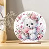 DIY Bear Diamond Painting Acrylic Single Side Desktop Decor