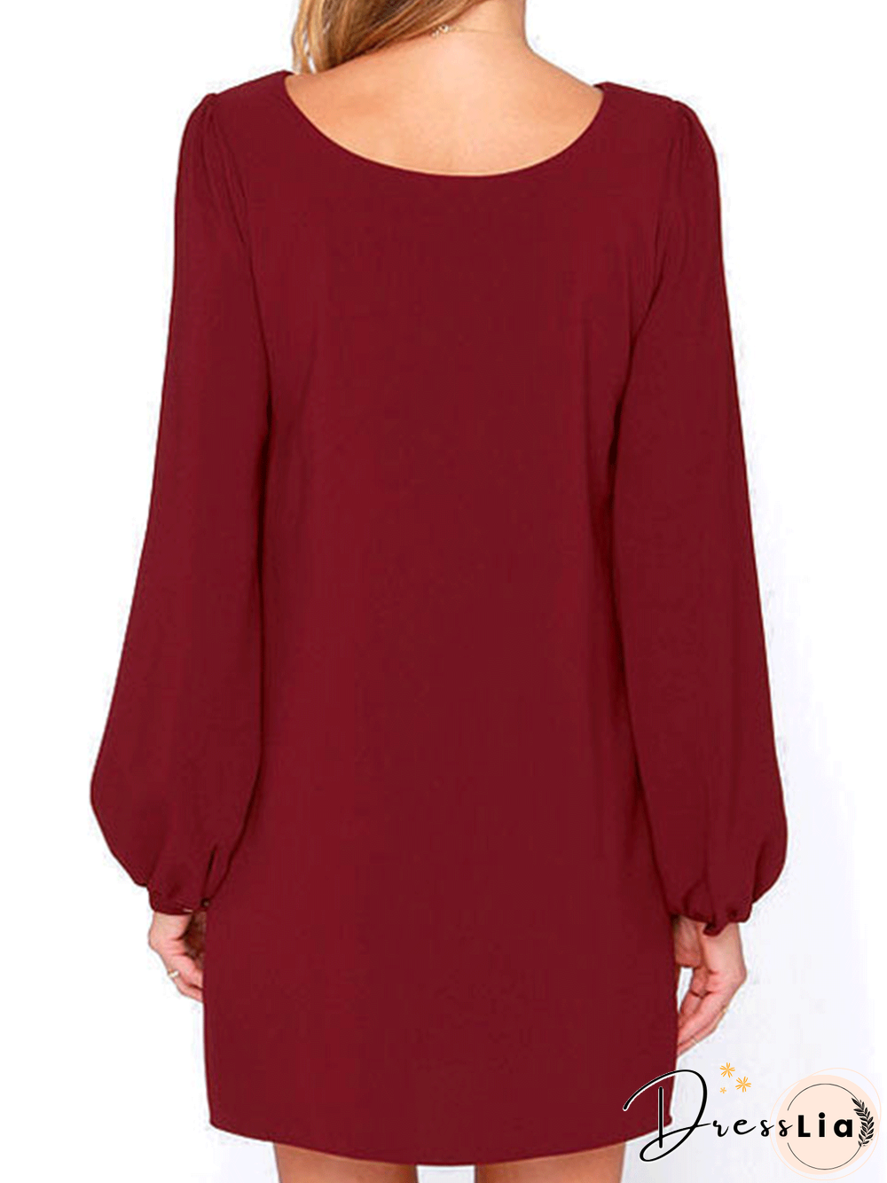 Loosen Solid Weaving Dress