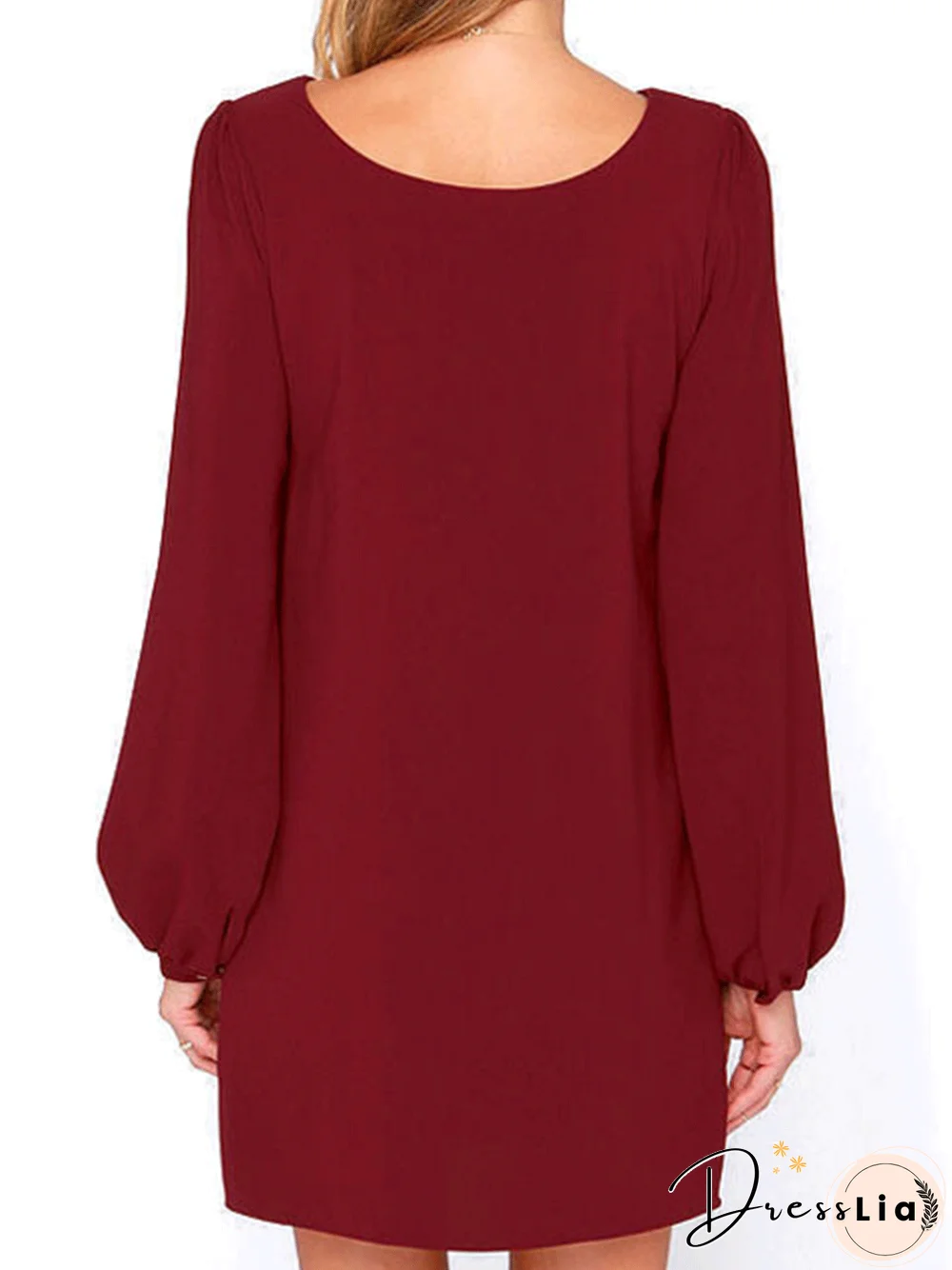 Loosen Solid Weaving Dress