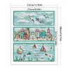 Sea, Land And Air - 14CT Stamped Cross Stitch 33*40cm/12.99*15.75in