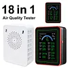 18 In 1 Air Quality Monitor Indoor Real-Time Air Detector for Home Office School