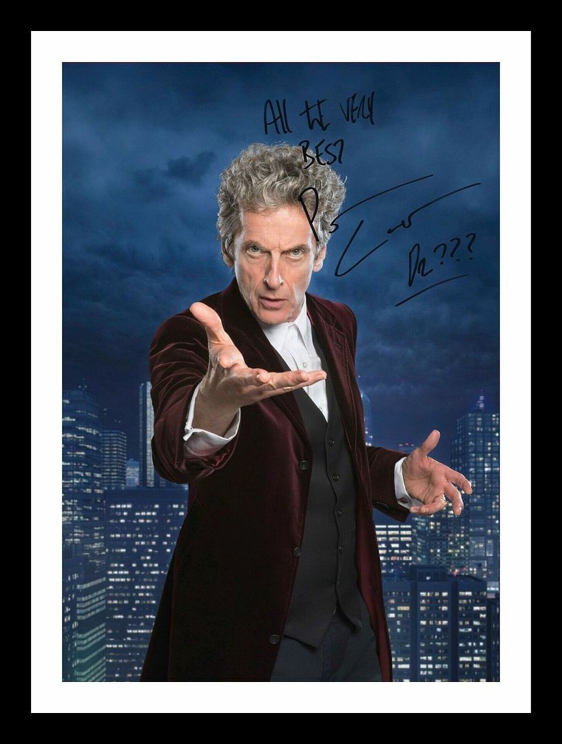 Peter Capaldi Autograph Signed & Framed Photo Poster painting