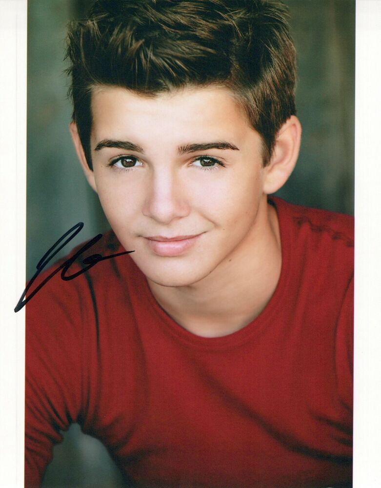 Jack Griffo head shot autographed Photo Poster painting signed 8x10 #1