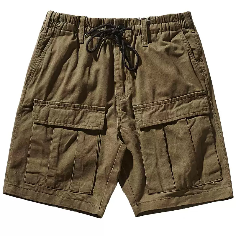  Men's Drawstring Cargo Shorts 