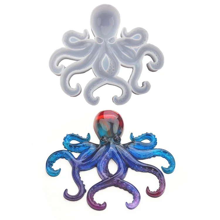 Octopus Silicone Mold Handmade Sea Animal DIY Soap Mould Resin Epoxy Craft