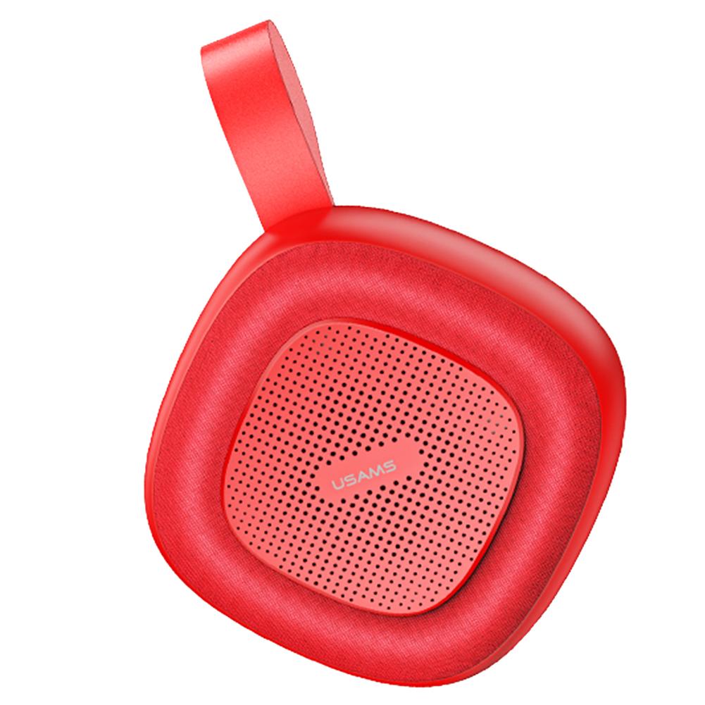 

USAMS BT Speaker Portable Mini Wireless Stereo Music Loudspeaker (Red), 501 Original