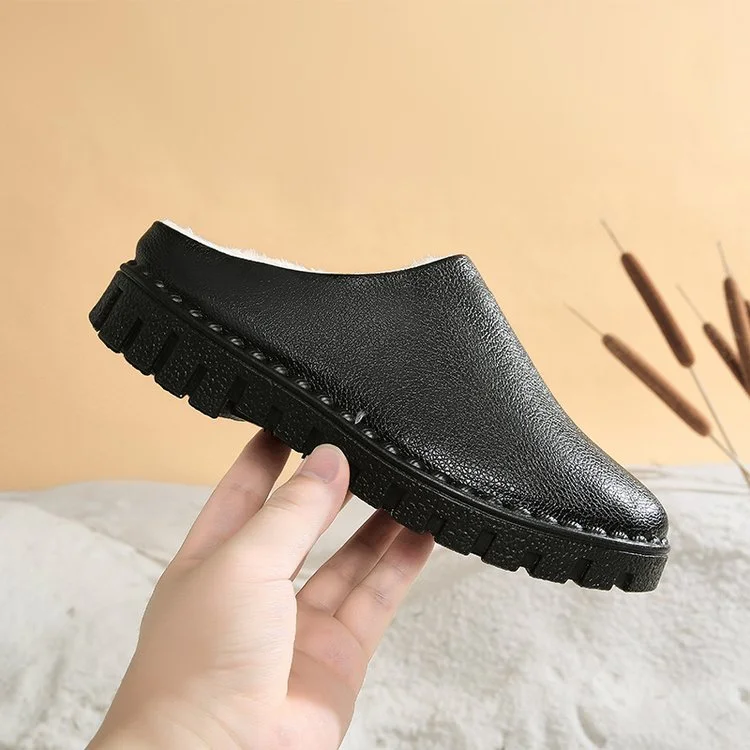 Women's Cotton Slippers Indoor Warm Thick Bottom Plush Non-Slip Slippers  Stunahome.com