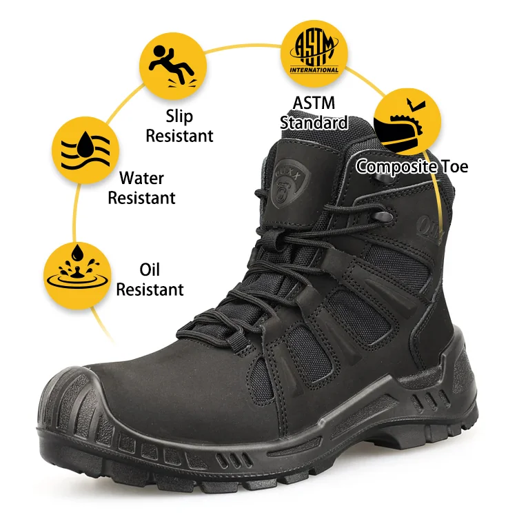 Oilfield steel toe boots best sale