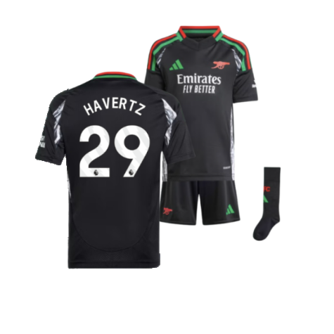 Arsenal Kai Havertz 29 Auswärtstrikot Kinder Minikit 2024-2025