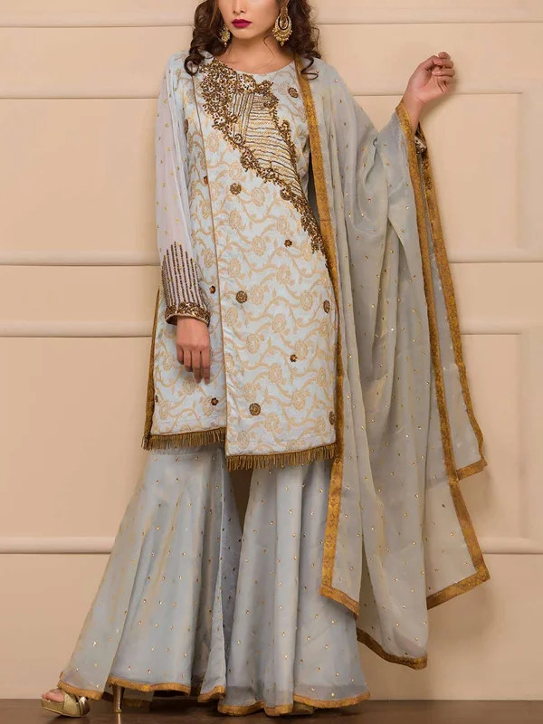 Round Neck Long Sleeve Top And Pants Suit