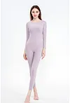 Cationic Warm Women's Seamless Underwear Suit