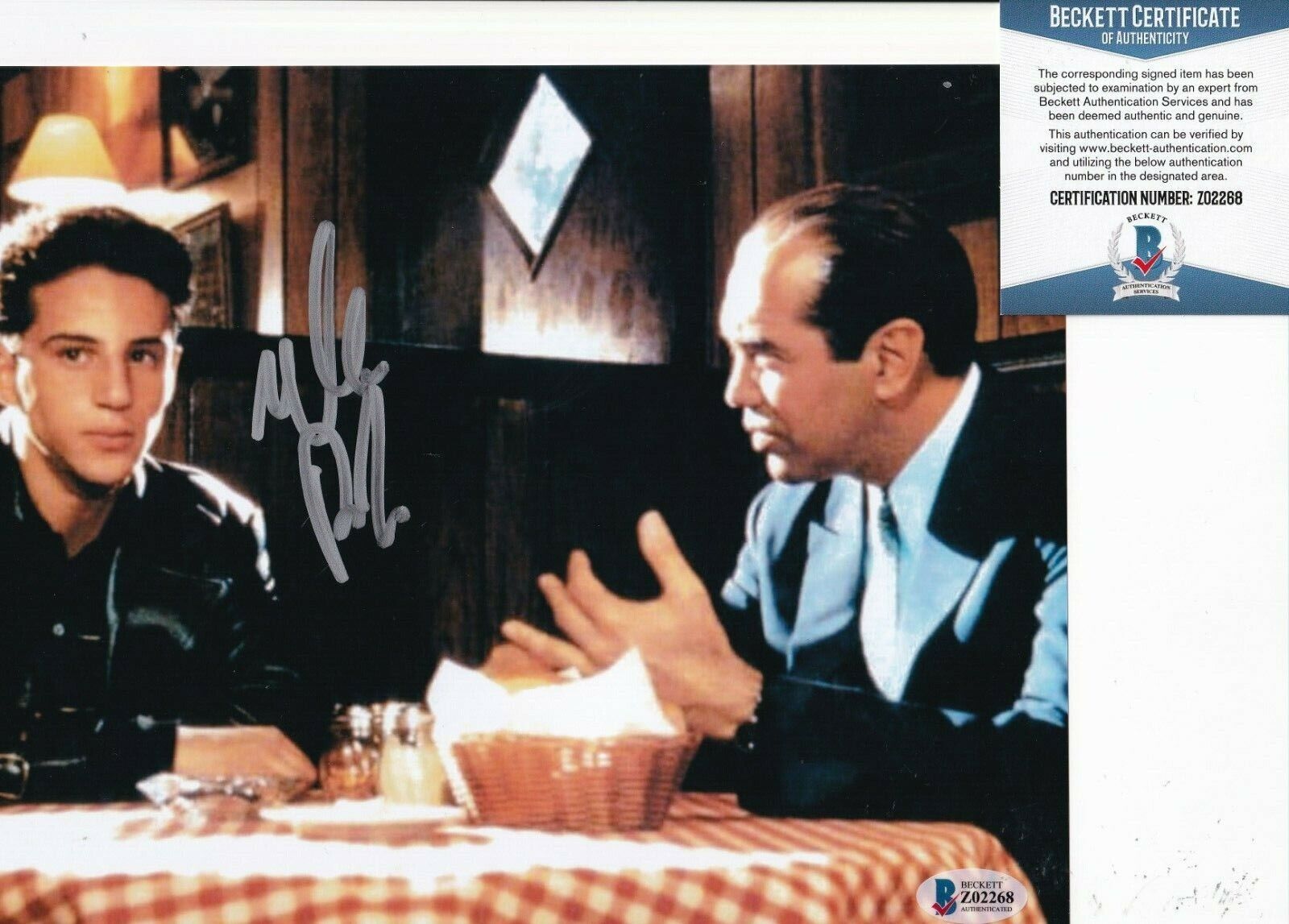 LILLO BRANCATO signed (A BRONX TALE) Calogero 8X10 Photo Poster painting BECKETT BAS Z02268