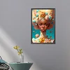 Diamond Painting -DIY Round Partial AB Drill Ice Cream Girl(45x65cm)