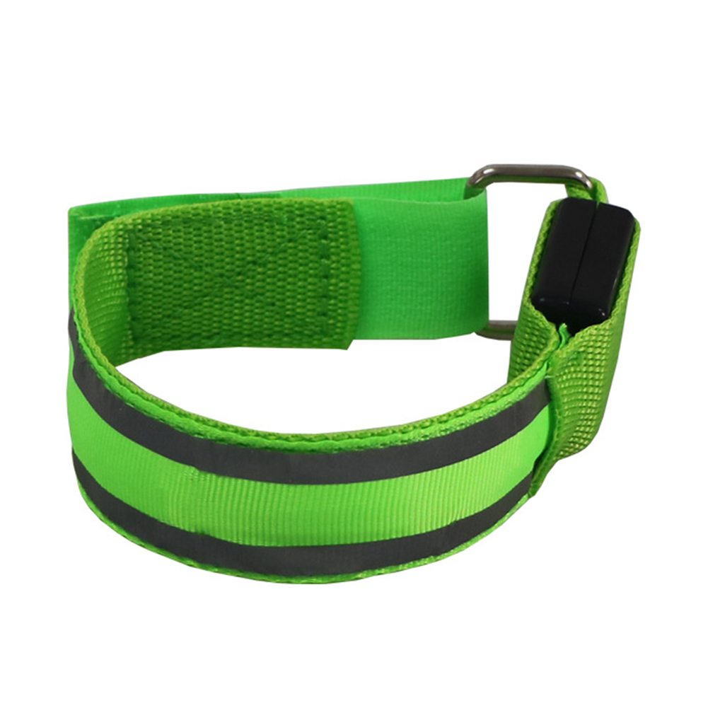 

Led Reflective Light Armband Safety Belt Night Running Wristbands, Green, 501 Original