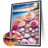 Diamond Painting -5D Full Round Drill Fantasy Beach Shells