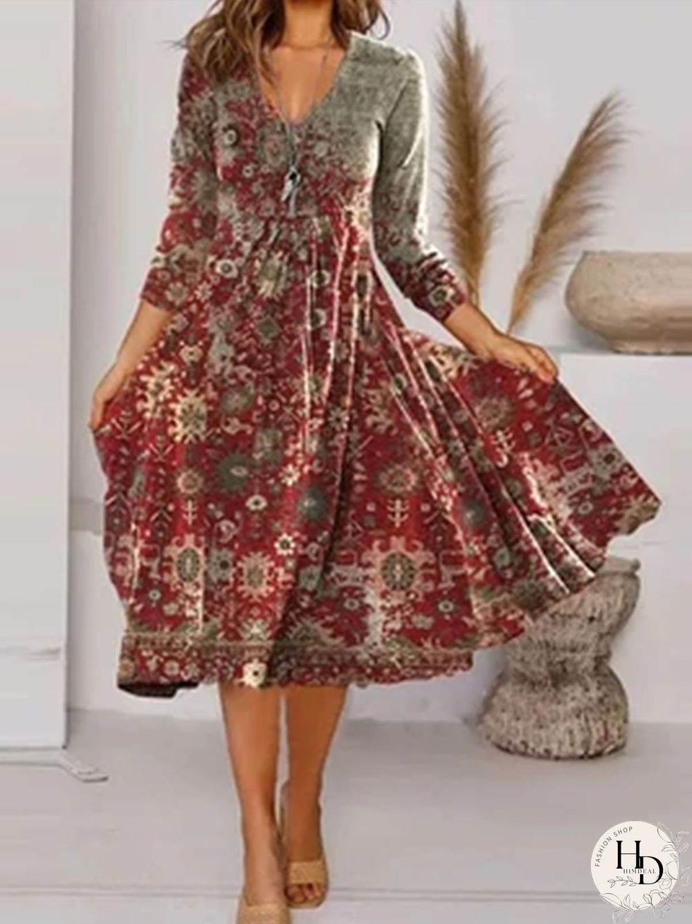 Ombre Knitting Dress