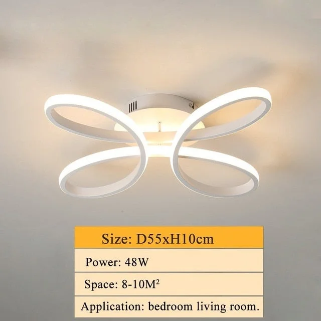 Modern LED Ceiling Lights Remote control for Living room Bedroom 78W 72W 90W 120W Aluminum boby indoor plafond Lamp flush mount