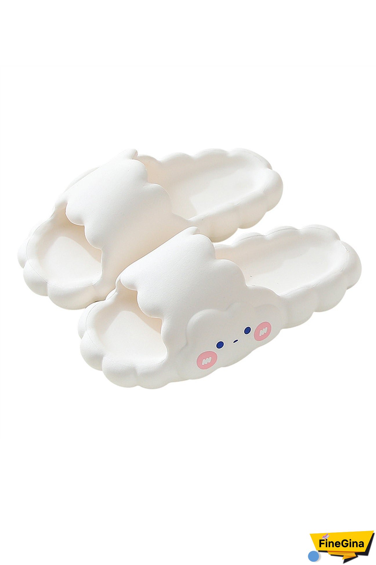 Cloud Solid Color Flat Slippers