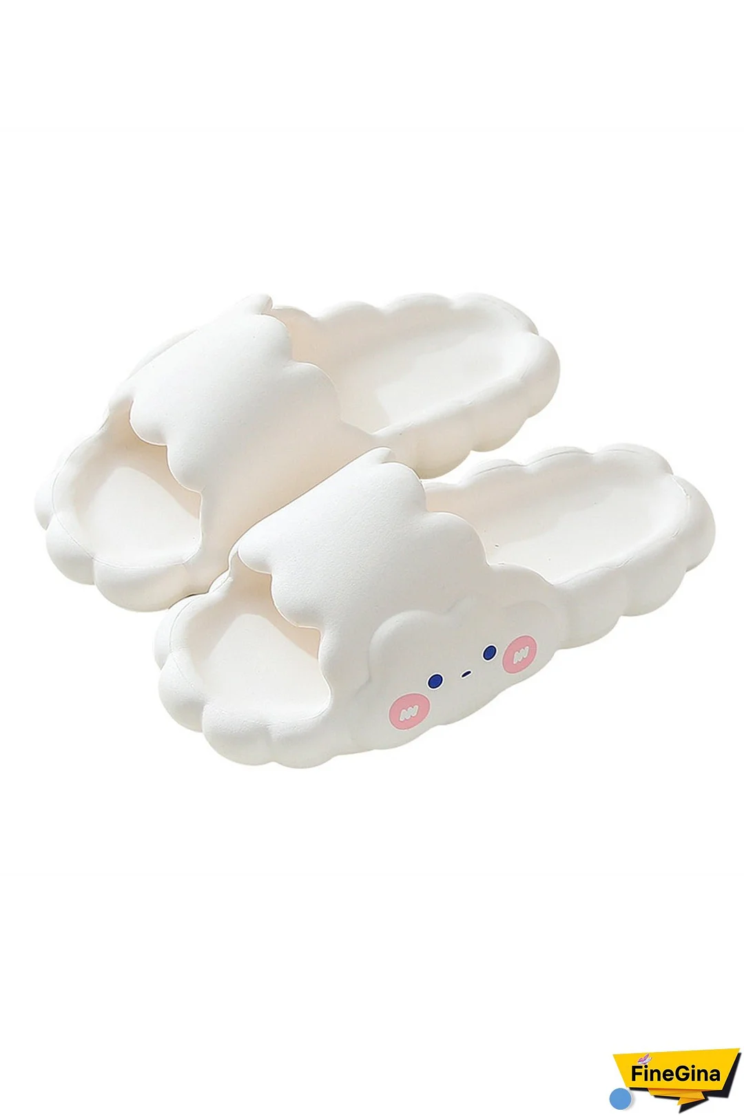Cloud Solid Color Flat Slippers