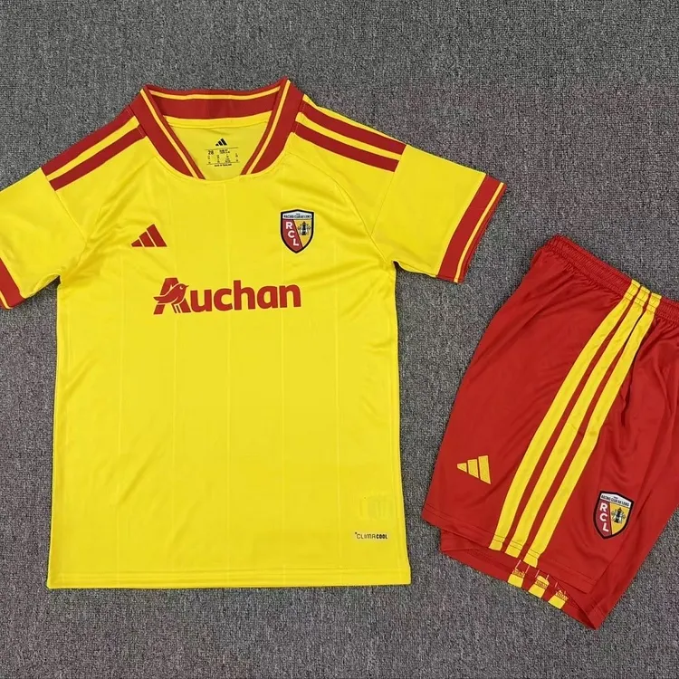 Kids RC Lens 26/27 Home Football Jersey 1:1 Thai Quality