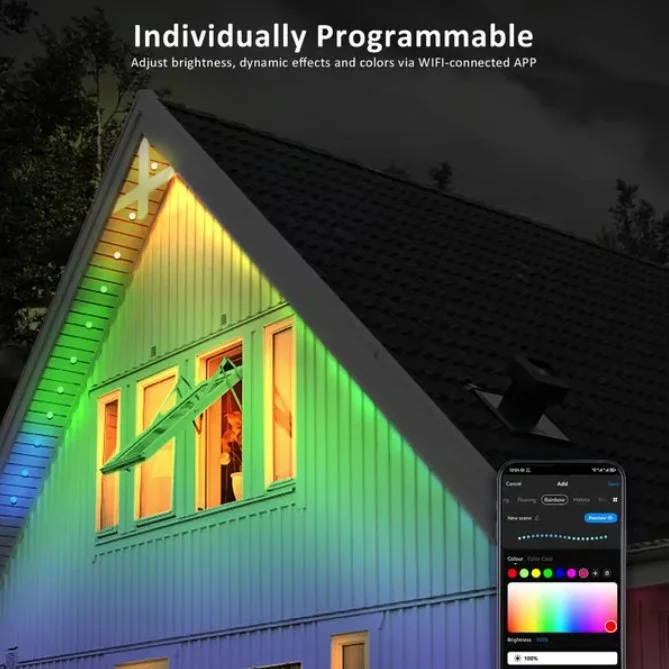 🎅 Early Christmas 49%OFF 🎅 Smart Rainbow LED Permanent Outdoor Light - Smartlight 🎁