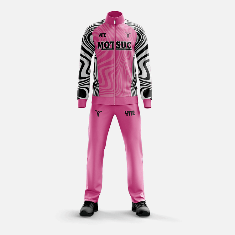 YITE | LWT24-011- Pink And Black Tracksuit
