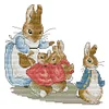 Rabbit-14CT Stamped Cross Stitch Kit(21*22cm)