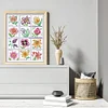 [Brand]Twelve Months Of Flowers - 14CT Stamped Cross Stitch - 45*56cm - Flower