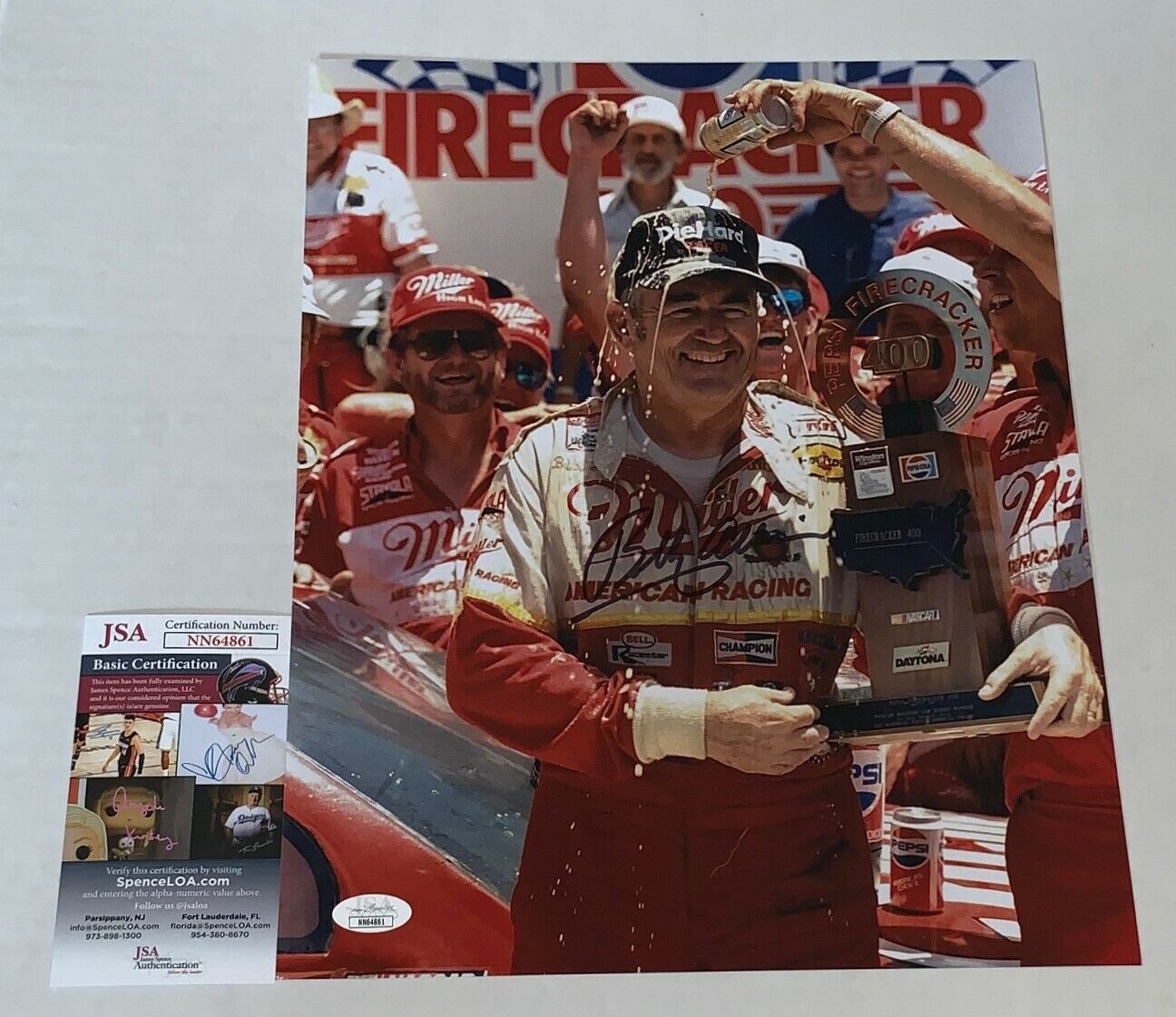 Bobby Allison Daytona 500 signed Nascar 11x14 Photo Poster painting autographed 2 JSA