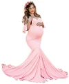 Maternity Photo Shoot Gown Photo Props Maxi Dresses