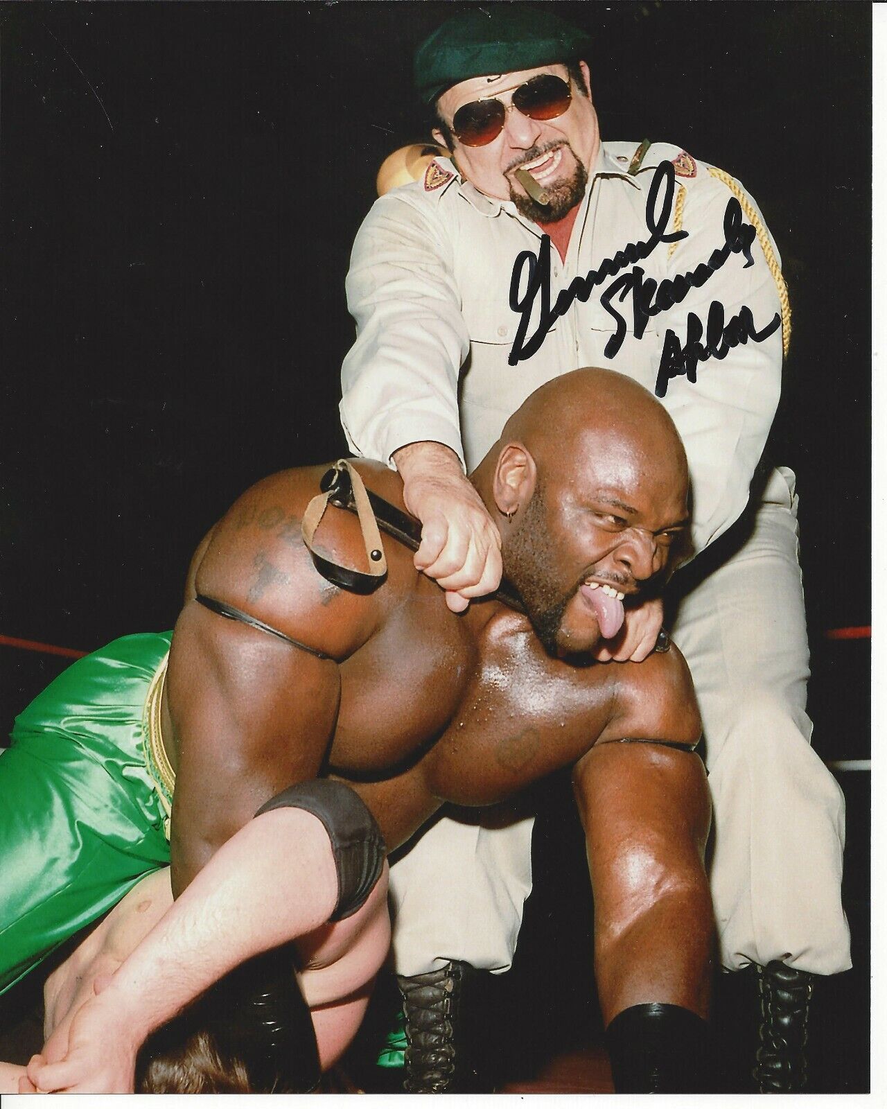 Skandor Akbar autographed 8x10 #4 WCWDeceased