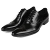 Formal Black Business Leather Oxford Dress Shoes for Men