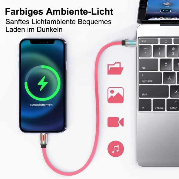 🔥Zeitlich begrenztes Angebot⏰ 4-in-1 USB-Ladekabel, Schnellladung, bis zu 60 W