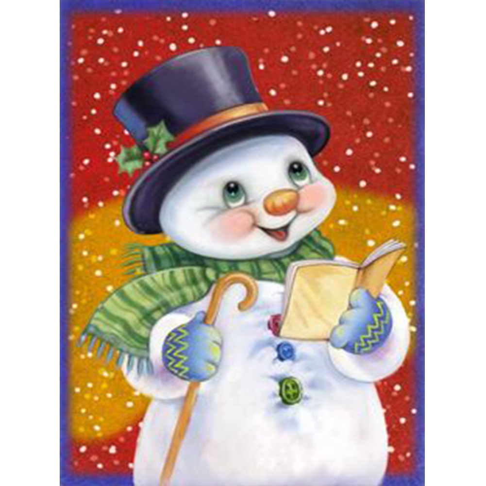 

Cute Snowman - Round Drill Diamond Painting - 30*40CM, 501 Original