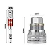 Universal Sleeve Adaptive Socket Wrench Set Wear Resist Multi-Purpose Socket Wrench Tool Multifunctional Self-Adjusting Ratchet Adapter for 3/8 Inch Drive Ratchet Torque Wrenches