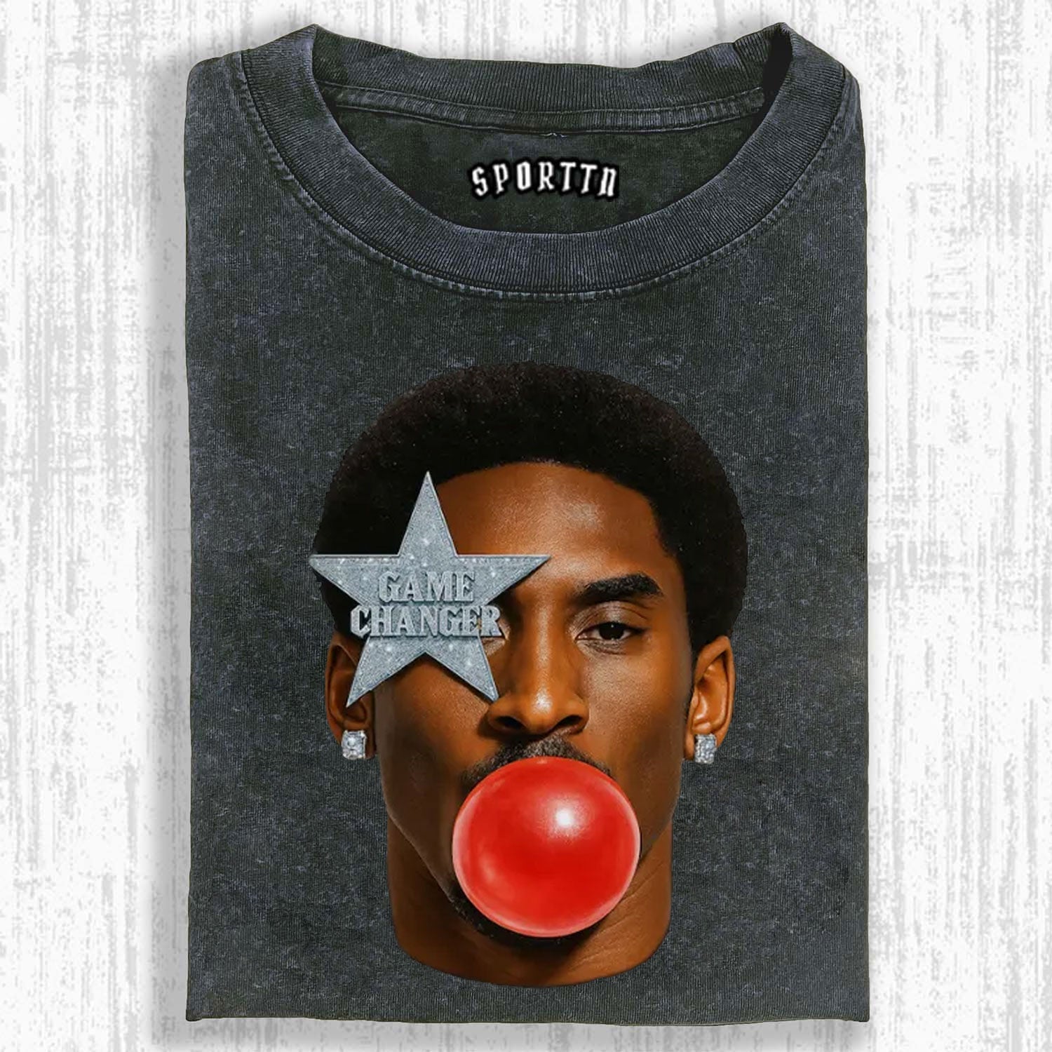 BASKETBALL STAR VINTAGE STYLE COMFORT COLORS T-SHIRT
