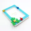 Flower Crab DIY Building Block Photo Frame Kit,Creative Handmade Assembled Photo Frame Handmade Craft Gift Home Tabletop Display Decor
