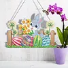 DIY Special Shaped Diamond Painting Easter Egg Bunny Festival Hanging With Lamp String Kit